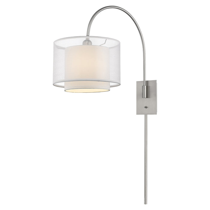 Acclaim Lighting BW7155 One Light Wall Sconce, Brushed Nickel