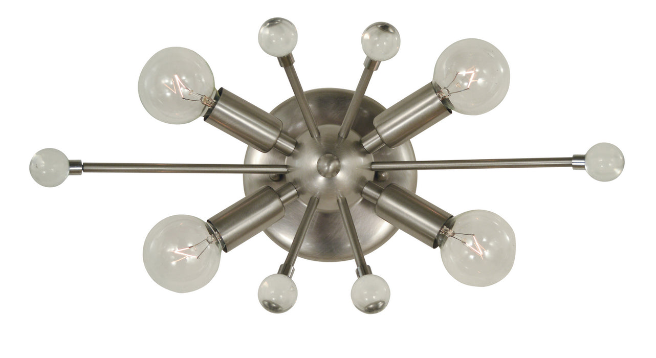 Framburg 5322 BN Four Light Wall Sconce, Brushed Nickel