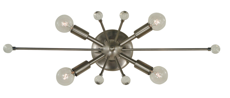 Framburg 5324 BN Four Light Wall Sconce, Brushed Nickel