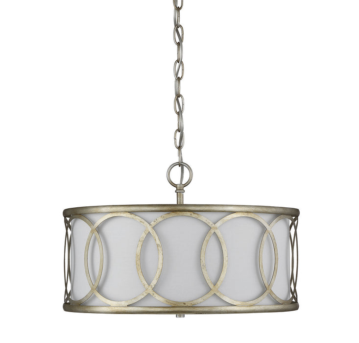 Meridian M10032ARG Three Light Pendant, Argentum