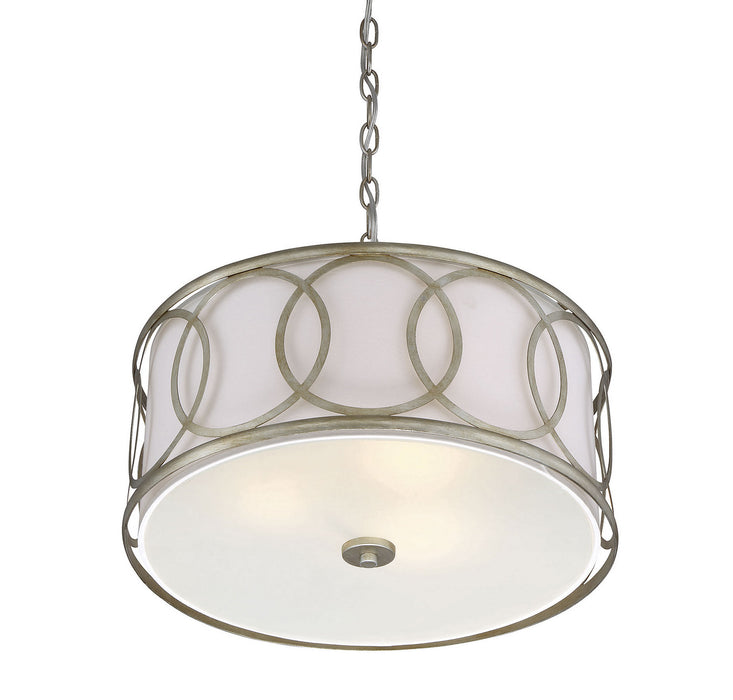 Meridian M10032ARG Three Light Pendant, Argentum