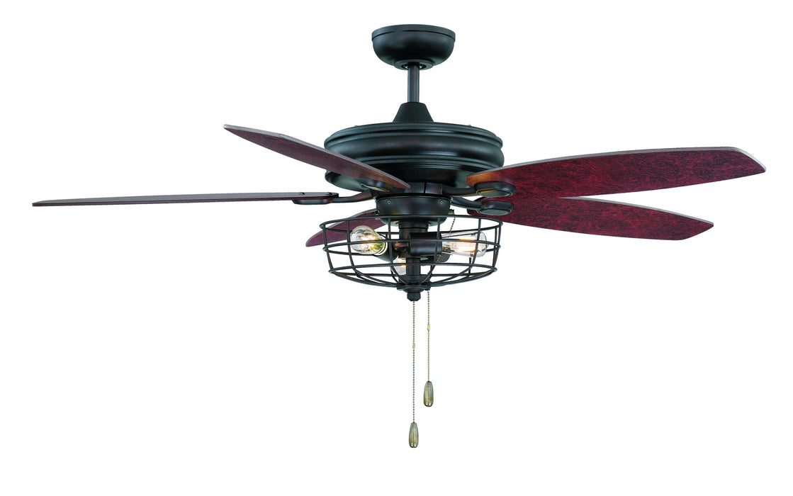 Meridian M2006ORB 52" Ceiling Fan, Oil Rubbed Bronze