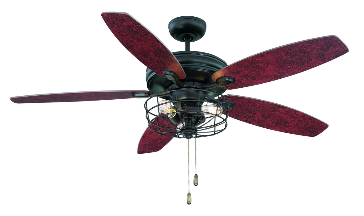 Meridian M2006ORB 52" Ceiling Fan, Oil Rubbed Bronze