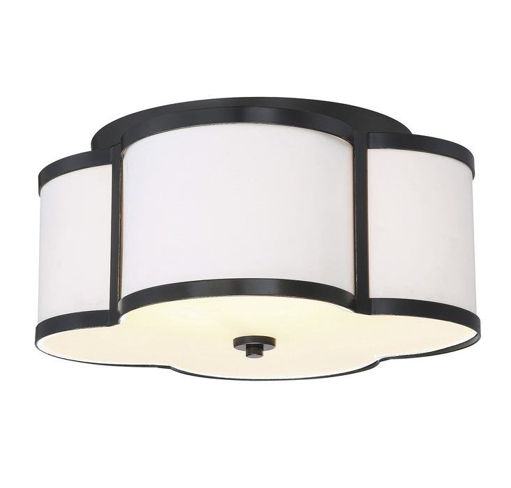 Meridian M60020CBZ Three Light Semi-Flush Mount, Classic Bronze