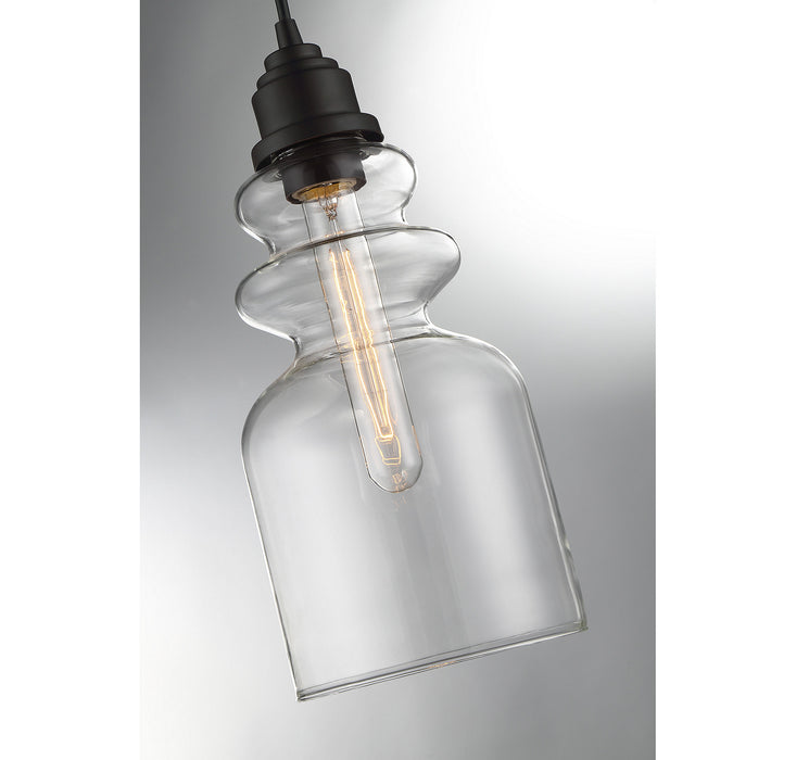 Meridian M70018ORB One Light Mini Pendant, Oil Rubbed Bronze