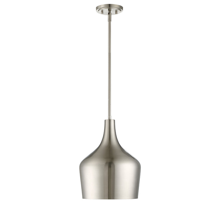 Meridian M70020BN One Light Pendant, Brushed Nickel