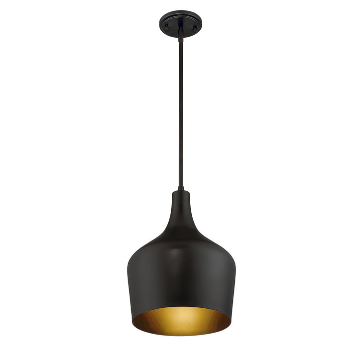 Meridian M70020ORB One Light Pendant, Oil Rubbed Bronze