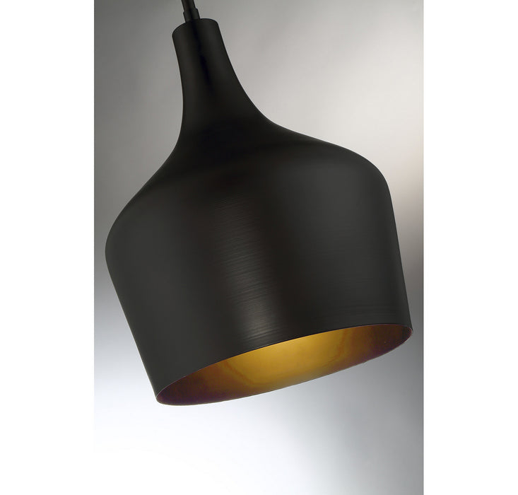 Meridian M70020ORB One Light Pendant, Oil Rubbed Bronze