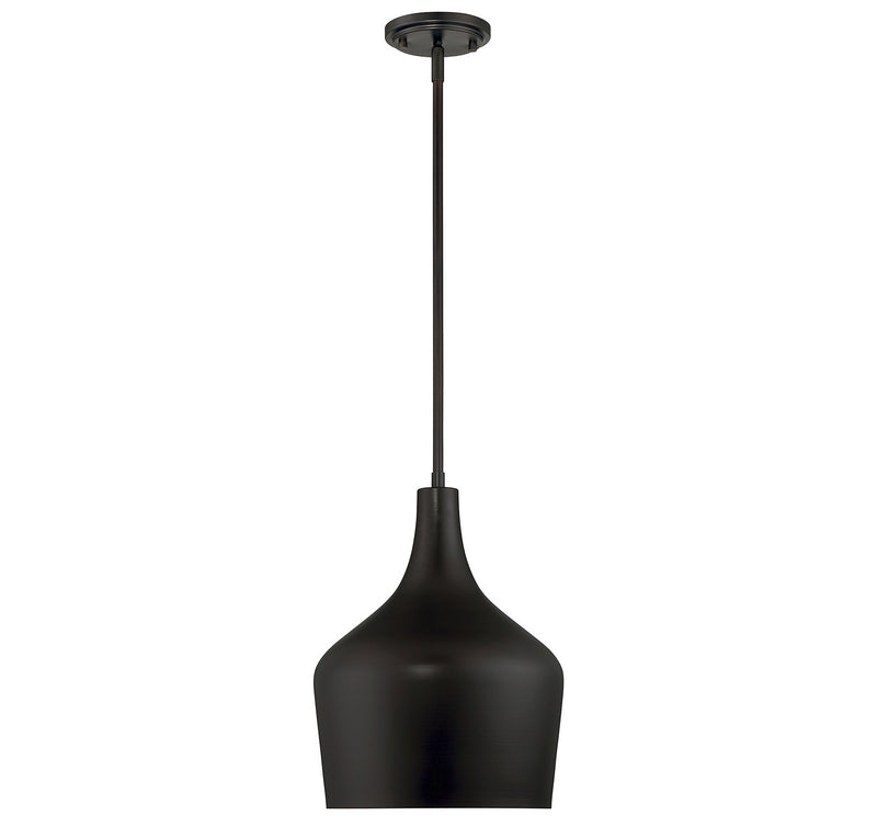 Meridian M70020ORB One Light Pendant, Oil Rubbed Bronze