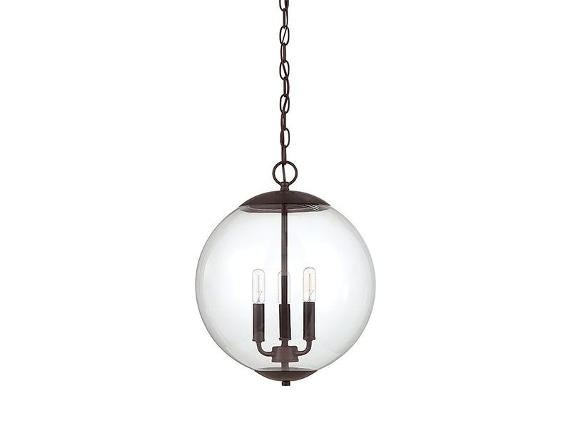 Meridian M70060ORB Three Light Pendant, Oil Rubbed Bronze