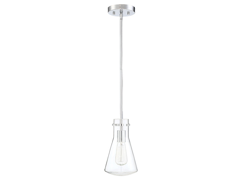 Meridian M70063CH One Light Pendant, Chrome