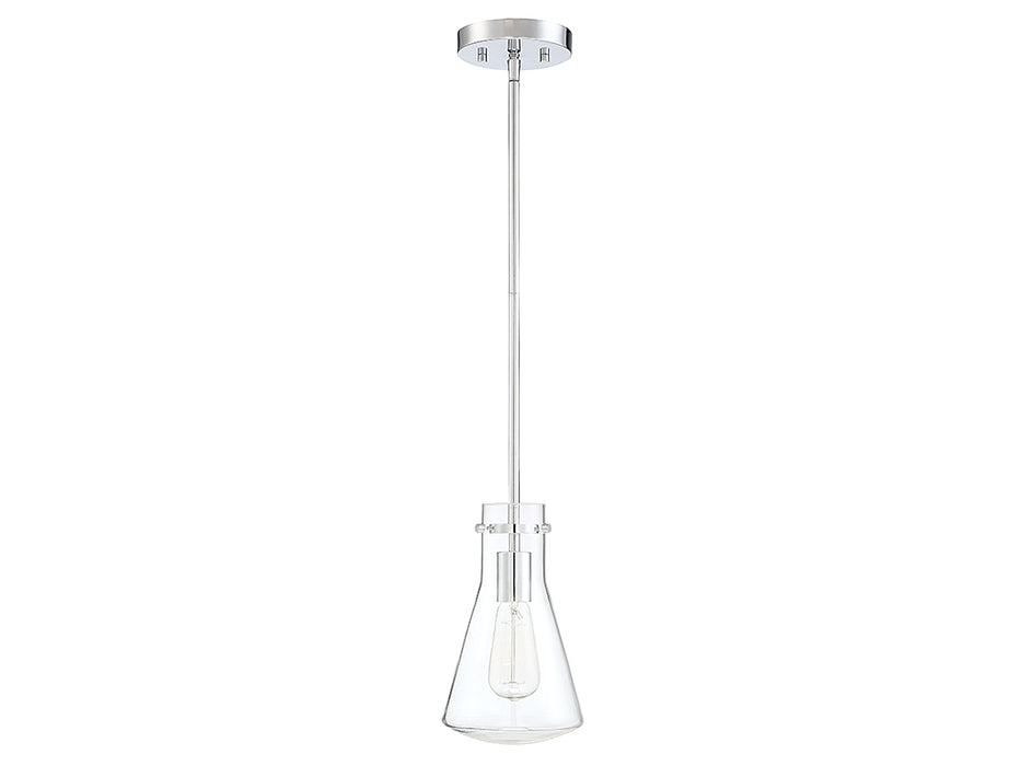 Meridian M70063CH One Light Pendant, Chrome