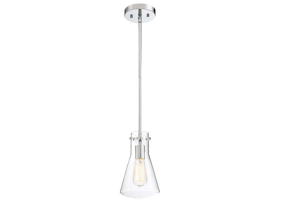 Meridian M70063CH One Light Pendant, Chrome