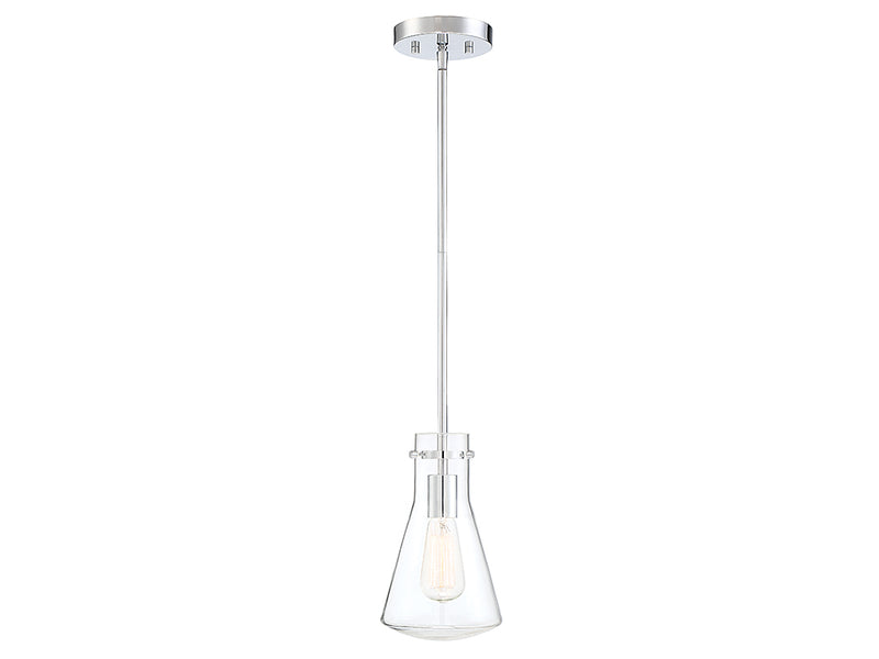 Meridian M70063CH One Light Pendant, Chrome