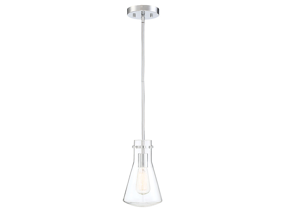 Meridian M70063CH One Light Pendant, Chrome