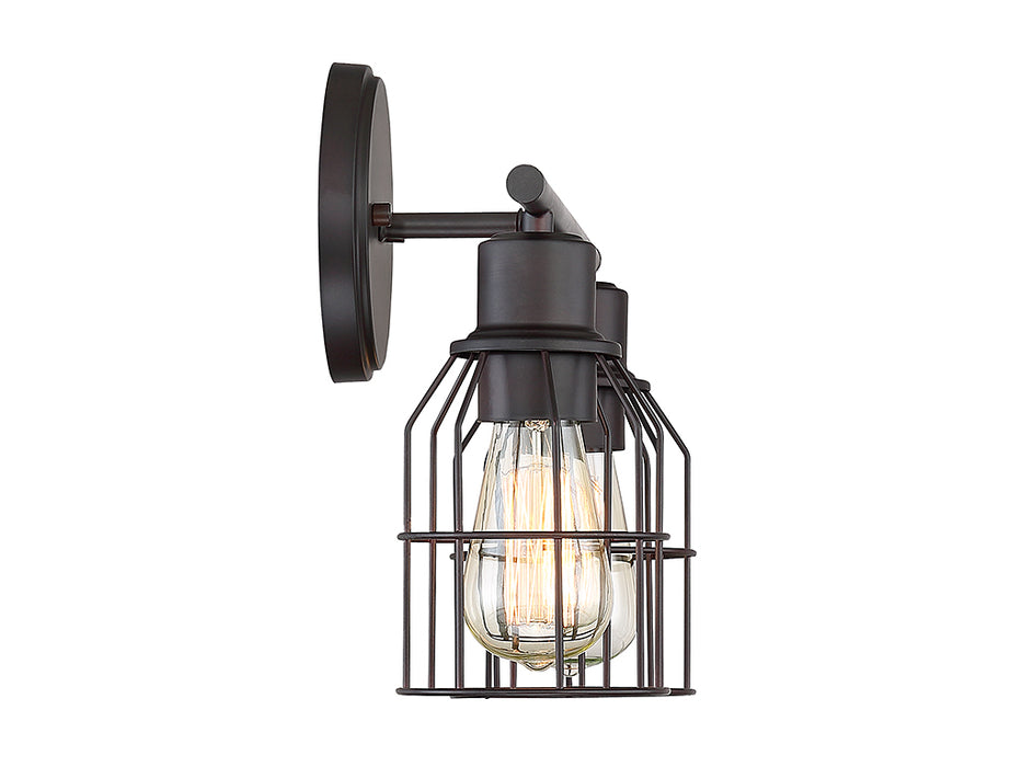 Meridian M80003ORB Two Light Bathroom Vanity Light, Oil Rubbed Bronze