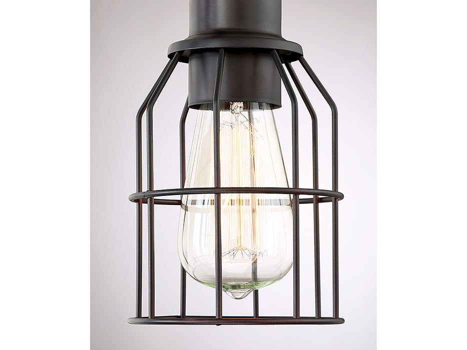 Meridian M80004ORB Three Light Bathroom Vanity Light, Oil Rubbed Bronze
