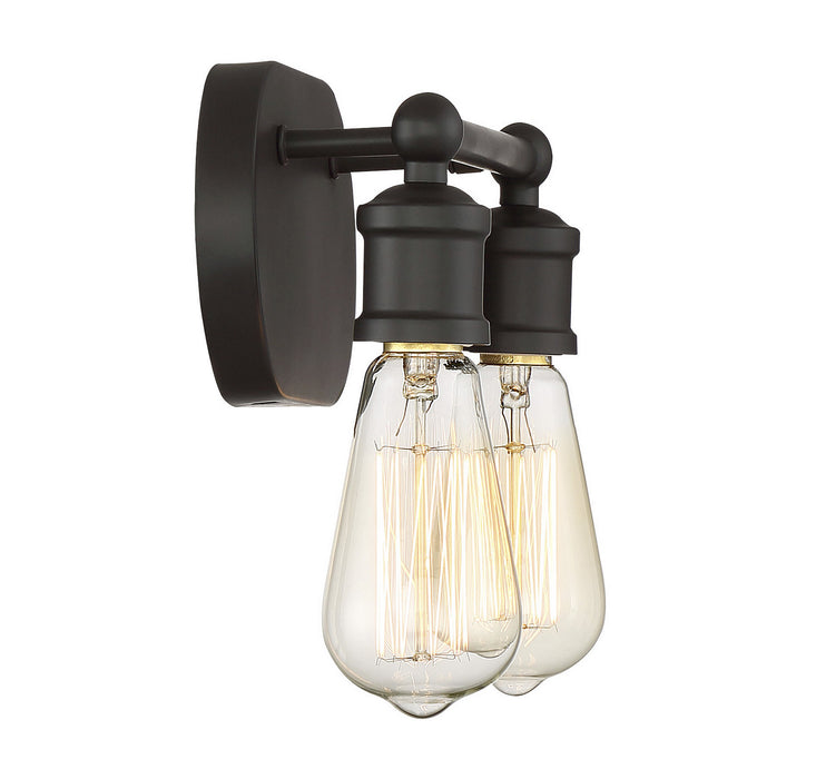 Meridian M80011ORB Two Light Bathroom Vanity, Oil Rubbed Bronze