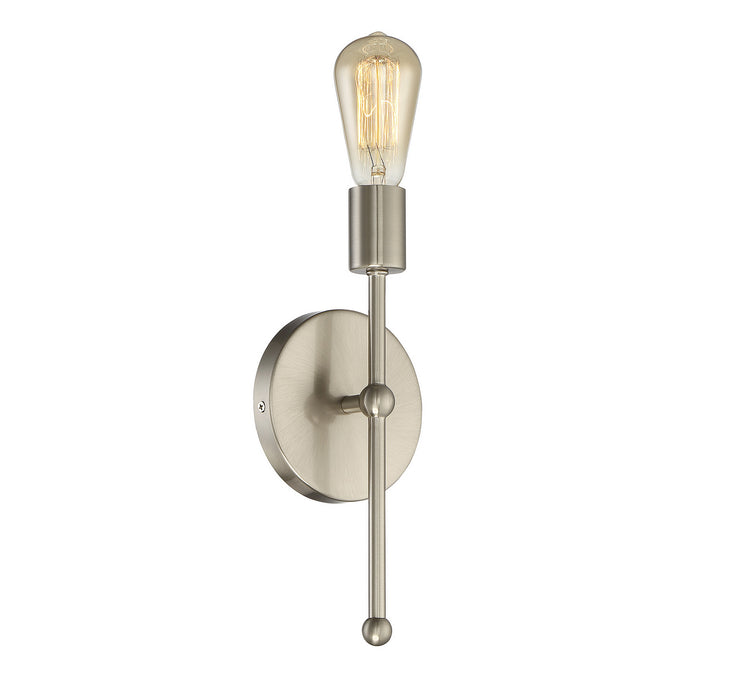 Meridian M90005-SN One Light Wall Sconce, Satin Nickel