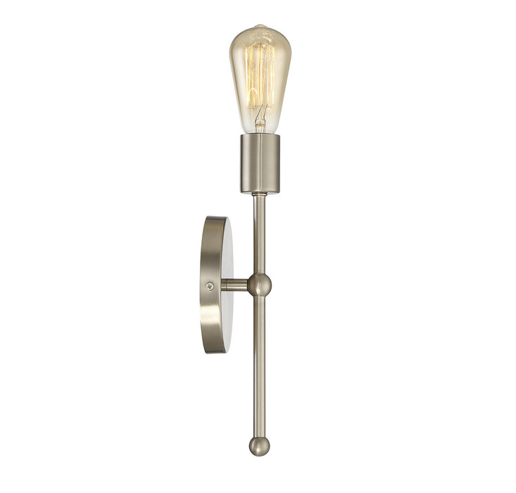 Meridian M90005-SN One Light Wall Sconce, Satin Nickel
