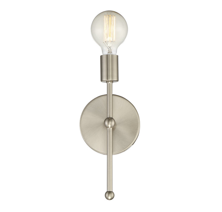 Meridian M90005-SN One Light Wall Sconce, Satin Nickel