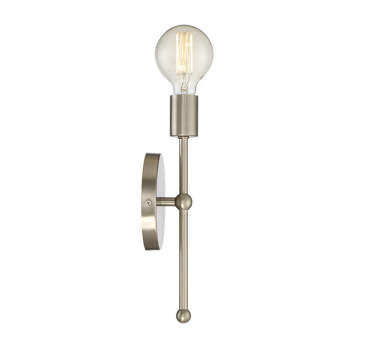 Meridian M90005-SN One Light Wall Sconce, Satin Nickel