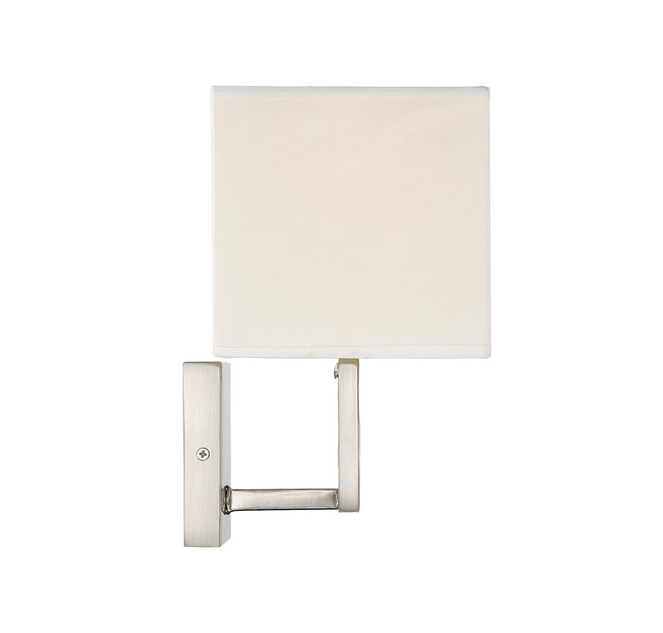 Meridian M90009BN One Light Wall Sconce, Brushed Nickel