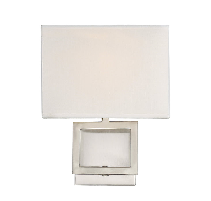 Meridian M90009BN One Light Wall Sconce, Brushed Nickel