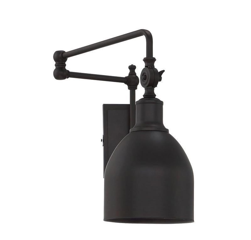 Meridian M90019ORB One Light Wall Sconce, Oil Rubbed Bronze