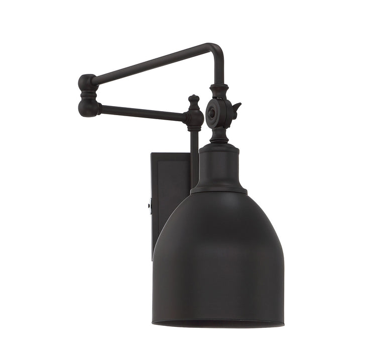 Meridian M90019ORB One Light Wall Sconce, Oil Rubbed Bronze