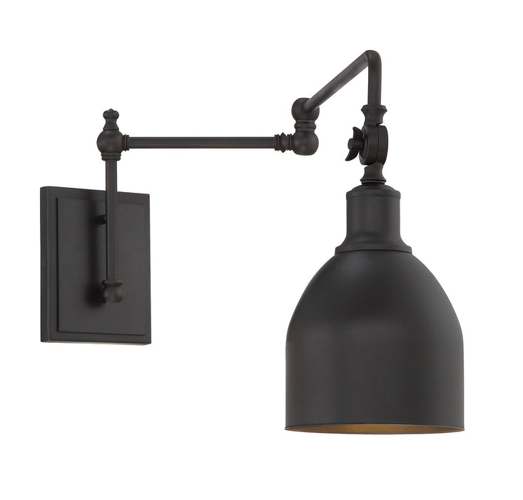 Meridian M90019ORB One Light Wall Sconce, Oil Rubbed Bronze