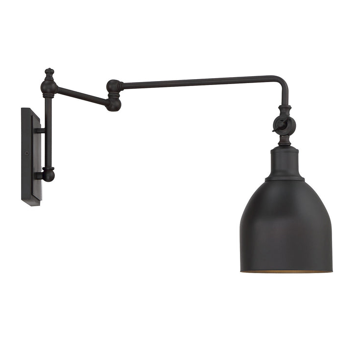 Meridian M90019ORB One Light Wall Sconce, Oil Rubbed Bronze