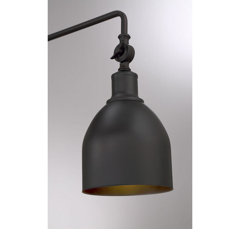 Meridian M90019ORB One Light Wall Sconce, Oil Rubbed Bronze