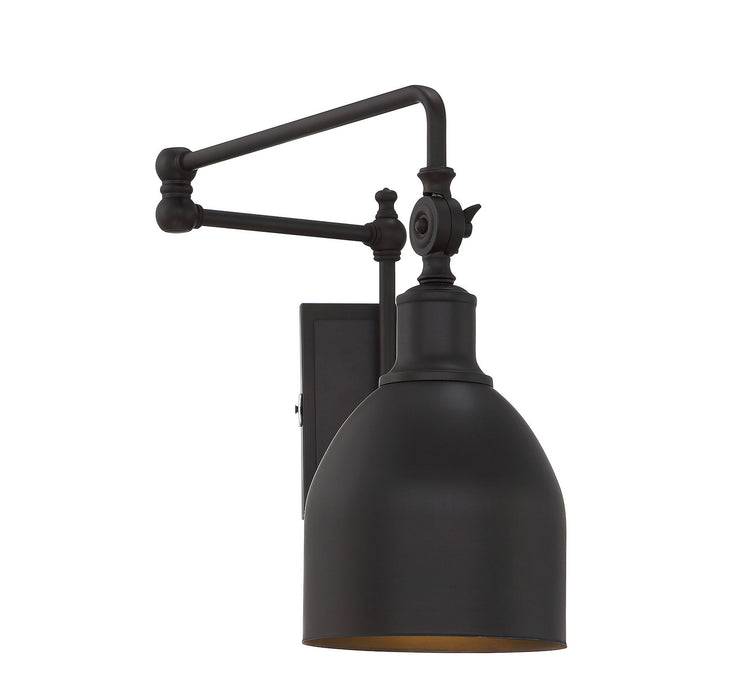 Meridian M90019ORB One Light Wall Sconce, Oil Rubbed Bronze