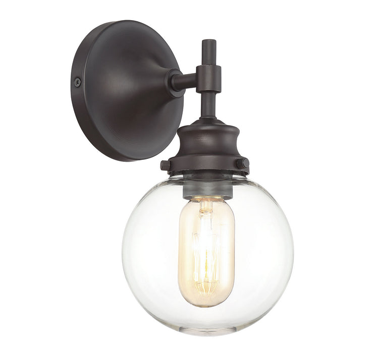 Meridian M90024ORB One Light Wall Sconce, Oil Rubbed Bronze