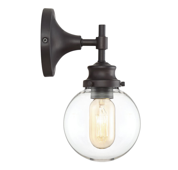 Meridian M90024ORB One Light Wall Sconce, Oil Rubbed Bronze
