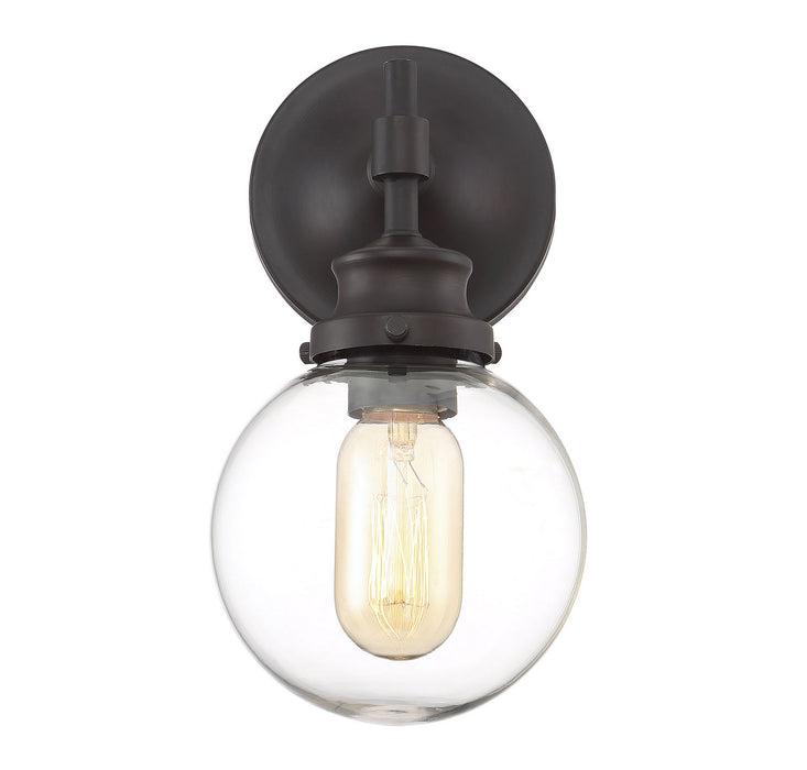 Meridian M90024ORB One Light Wall Sconce, Oil Rubbed Bronze