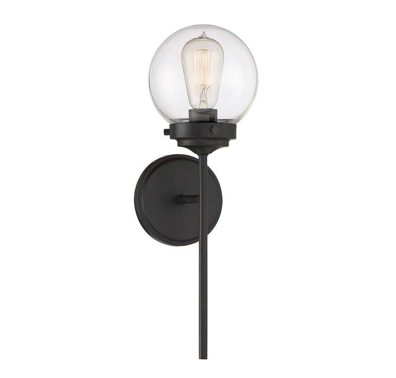 Meridian M90025ORB One Light Wall Sconce, Oil Rubbed Bronze