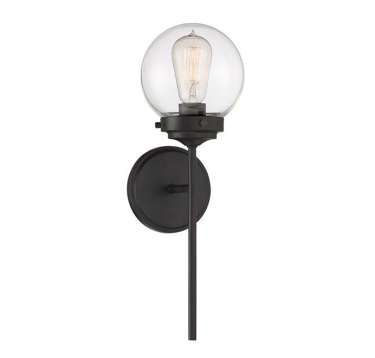 Meridian M90025ORB One Light Wall Sconce, Oil Rubbed Bronze