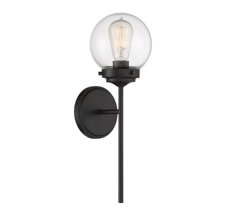 Meridian M90025ORB One Light Wall Sconce, Oil Rubbed Bronze