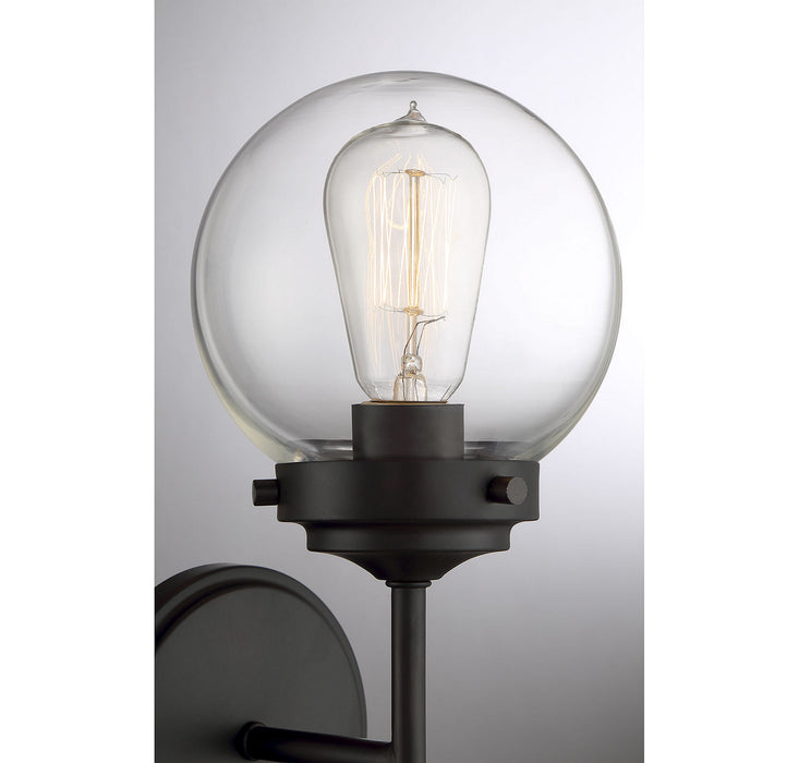 Meridian M90025ORB One Light Wall Sconce, Oil Rubbed Bronze