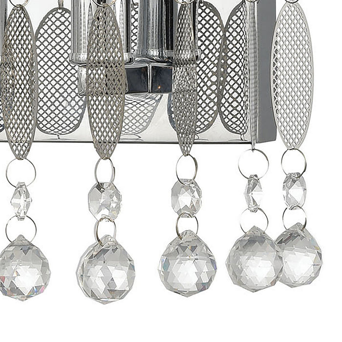 ELK Home 15380/2 Two Light Wall Sconce, Polished Chrome
