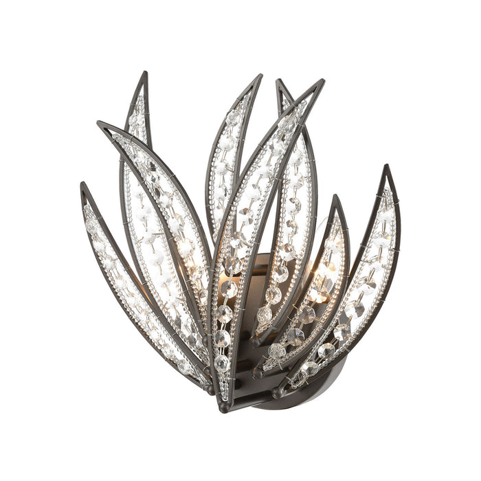 ELK Home 16361/2 Two Light Wall Sconce, Dark Graphite