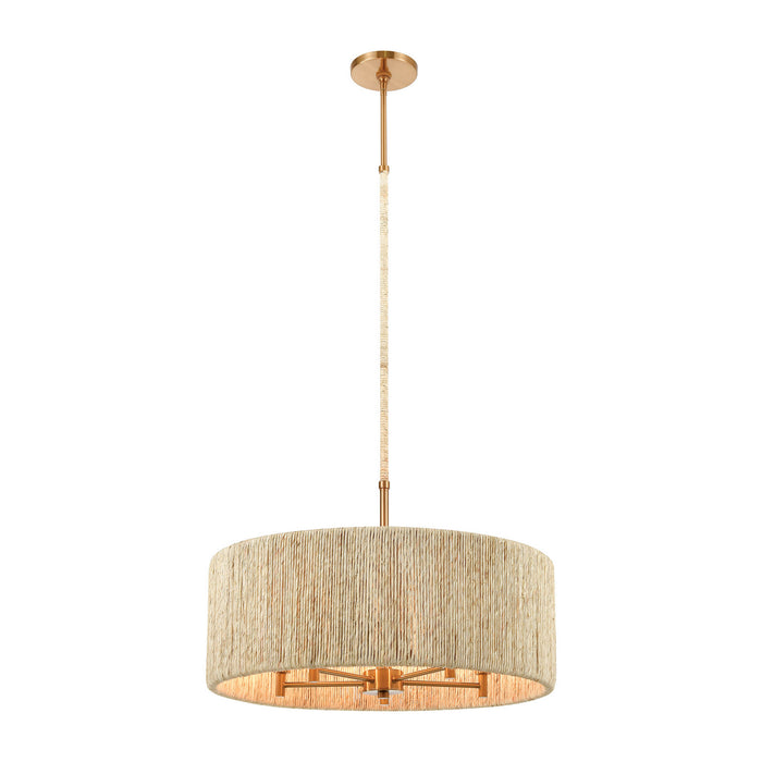 ELK Home 32412/5 Five Light Chandelier, Satin Brass