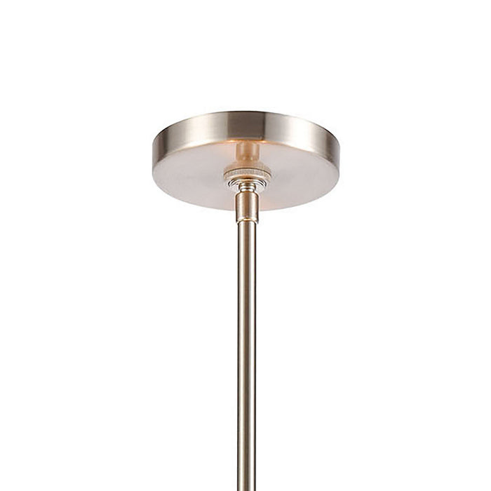 ELK Home 46593/3 Three Light Chandelier, Satin Nickel