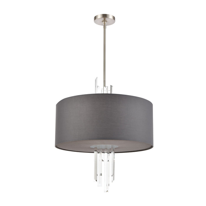 ELK Home 46594/3 Three Light Chandelier, Satin Nickel
