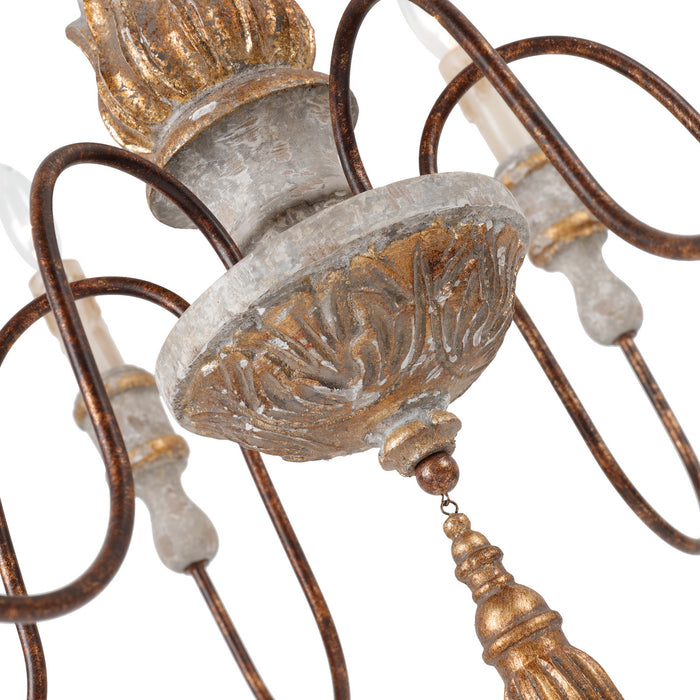 Terracotta Designs H5101S-6 Six Light Chandelier