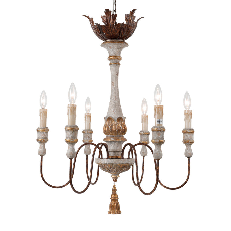Terracotta Designs H5101S-6 Six Light Chandelier