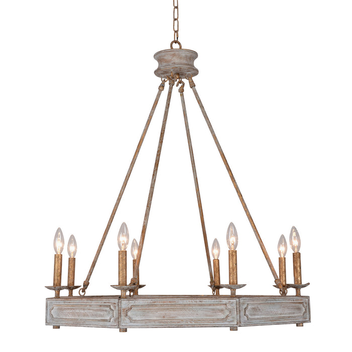 Terracotta Designs H8201-8 Eight Light Chandelier