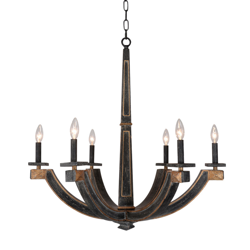 Terracotta Designs H8202-6 Six Light Chandelier